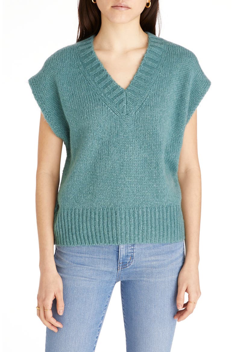 Balsam Cap Sleeve Sweater, Main, color, SUMMER BREEZE