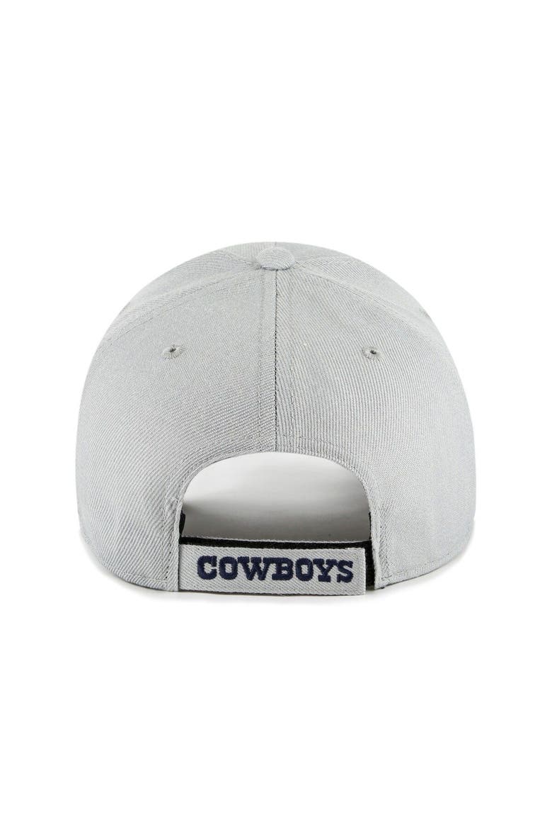 Men's '47 Gray Dallas Cowboys "D" MVP Adjustable Hat, Alternate, color, Gray