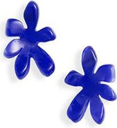 Lele Sadoughi Paper Lily Stud Earrings