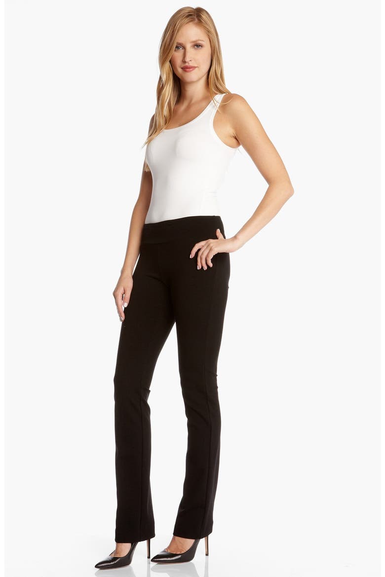 Ponte Knit Pants, Alternate, color, BLACK