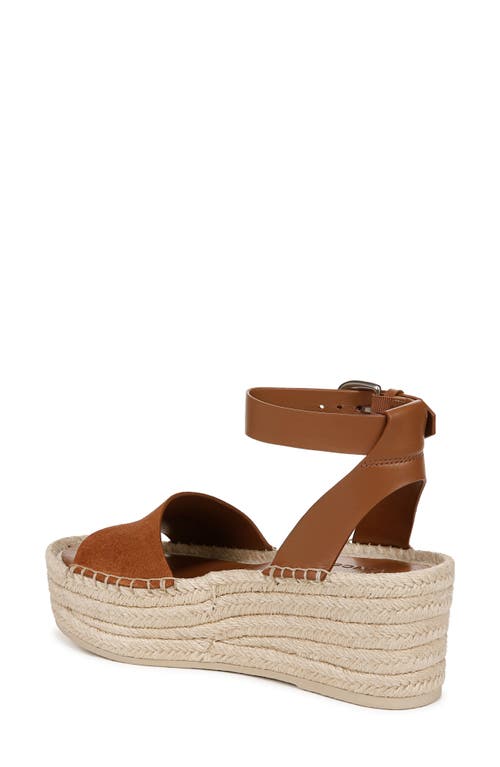VINCE VINCE BELISA ANKLE STRAP ESPADRILLE PLATFORM WEDGE SANDAL 