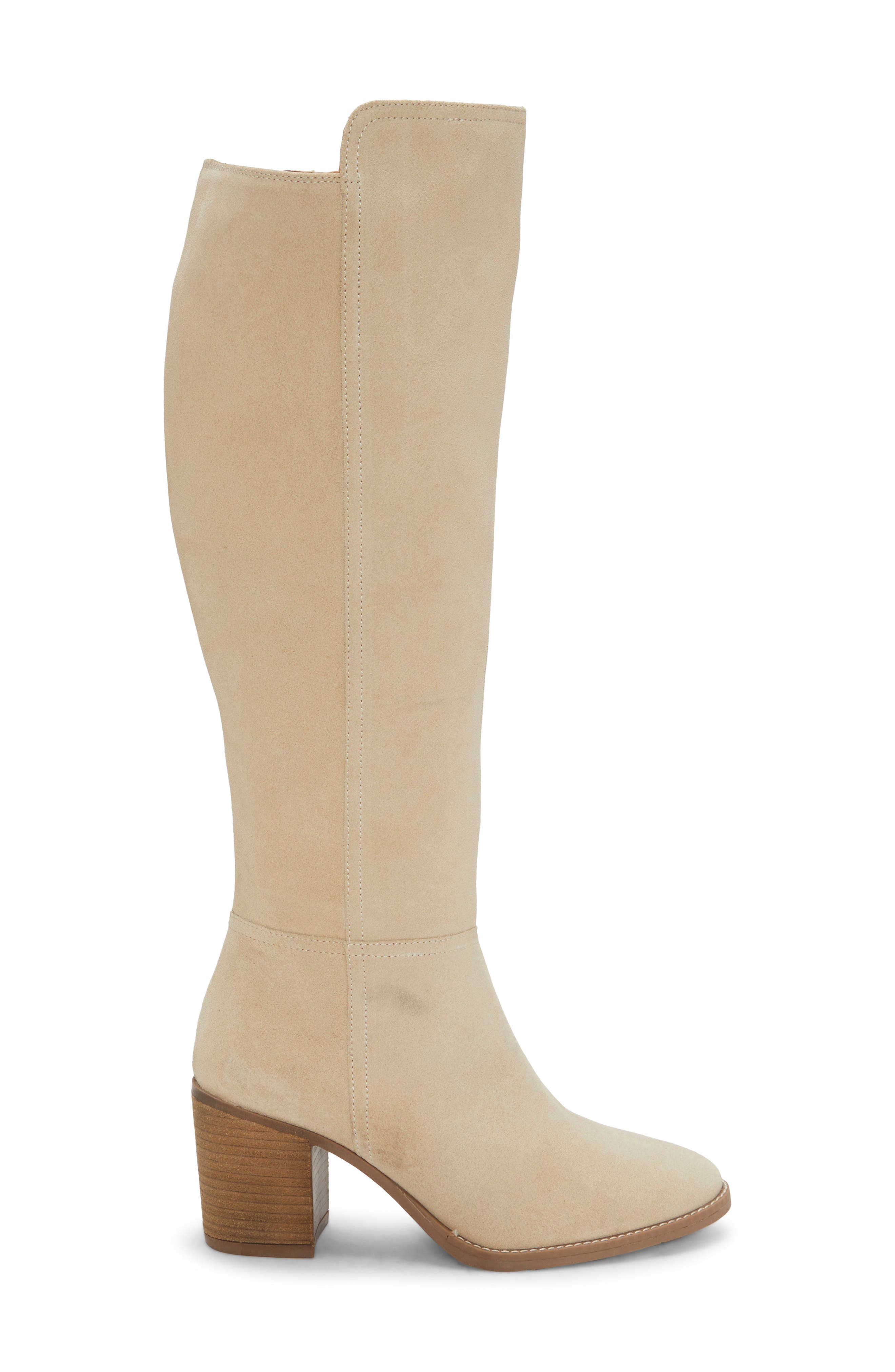 Lucky Brand Bonnay Knee High Boot, Alternate, color, Wood Ash