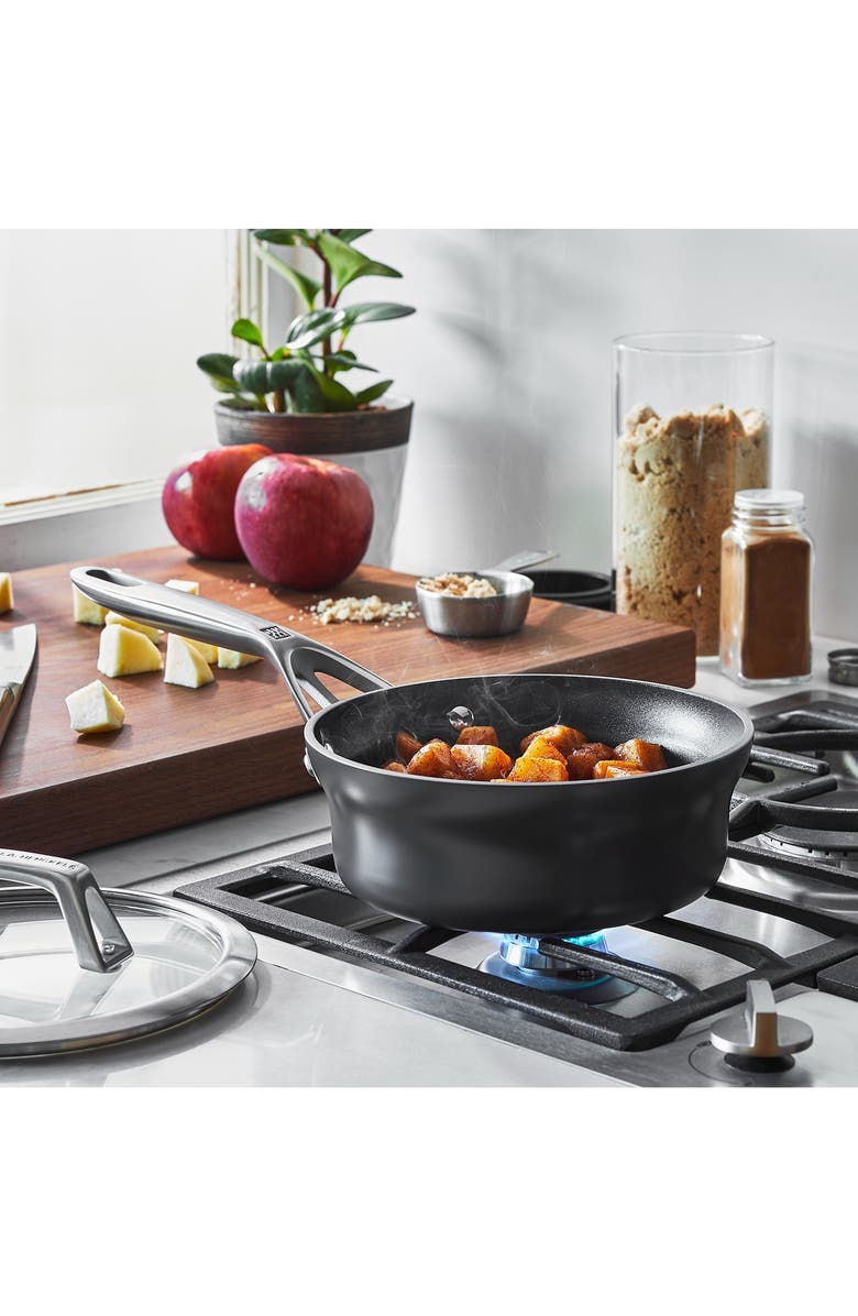 ZWILLING Motion Hard Anodized Nonstick 1.5-Quart Saucepan, Alternate, color, Black
