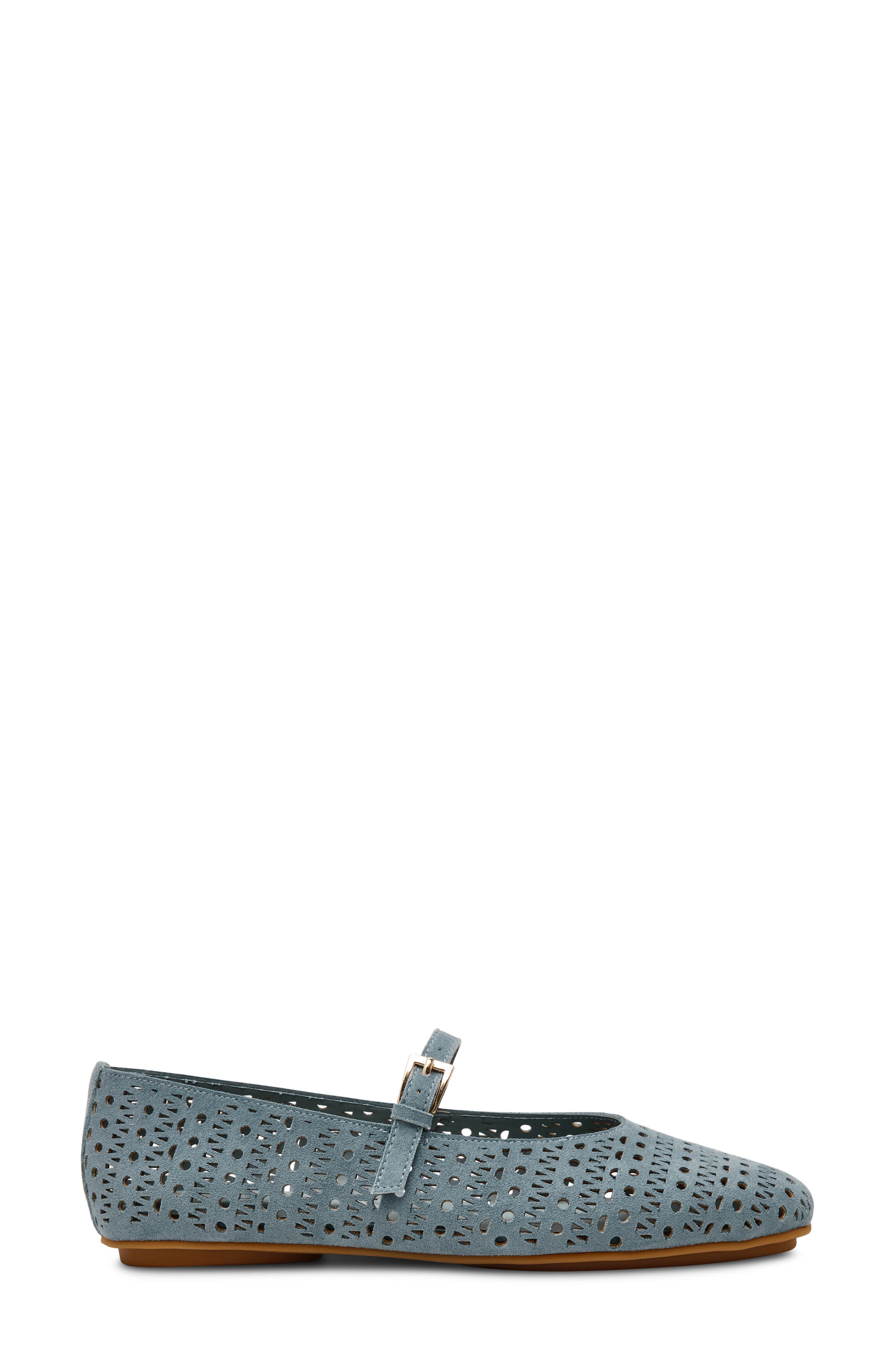 Connie Mary Jane Flat, Alternate, color, BLUE