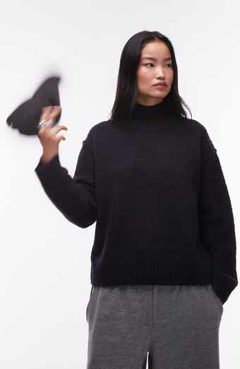 Topshop black roll neck hotsell