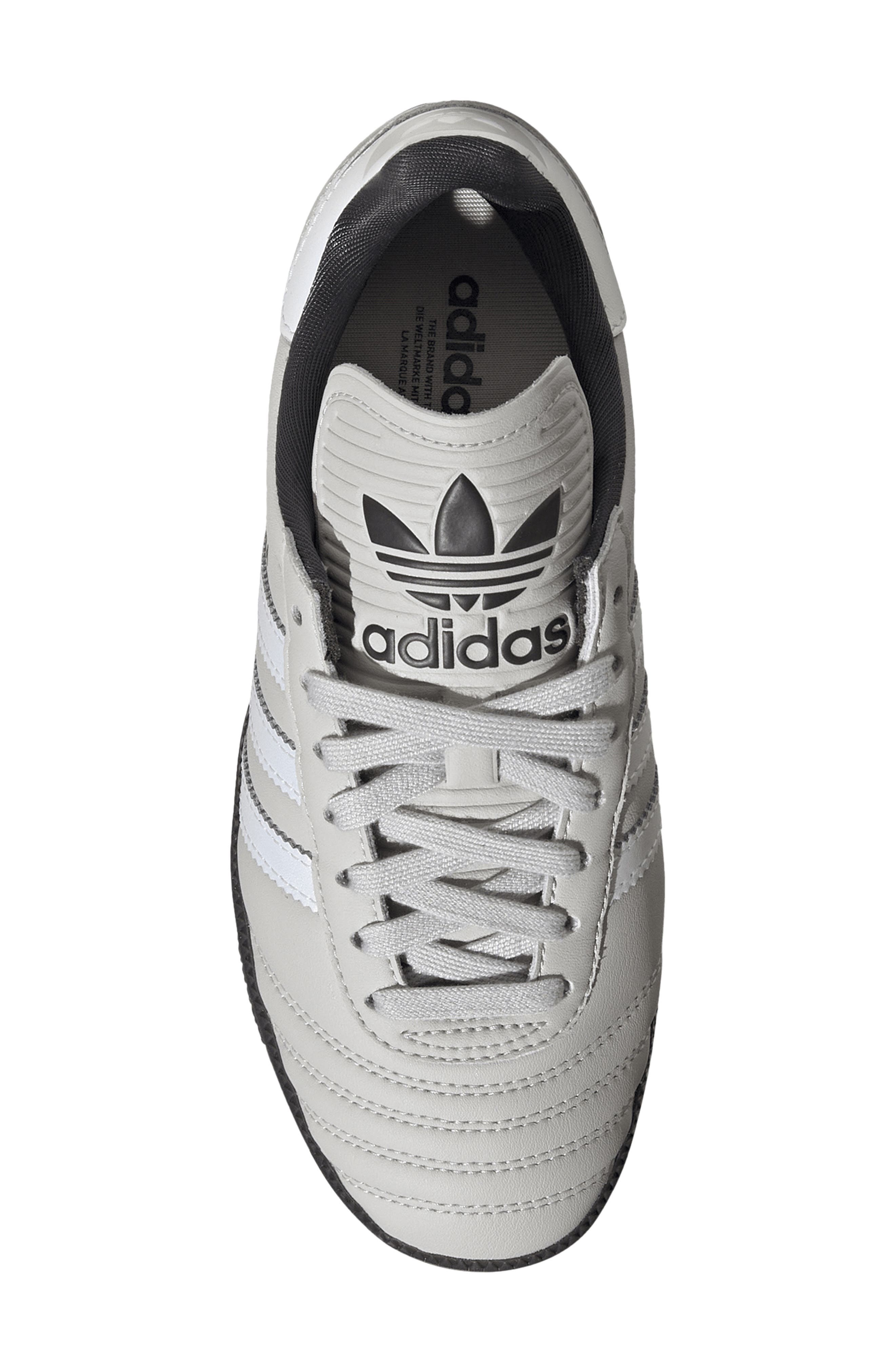 adidas Kids' Samba JP Sneaker, Alternate, color, Grey / Off White/ Black