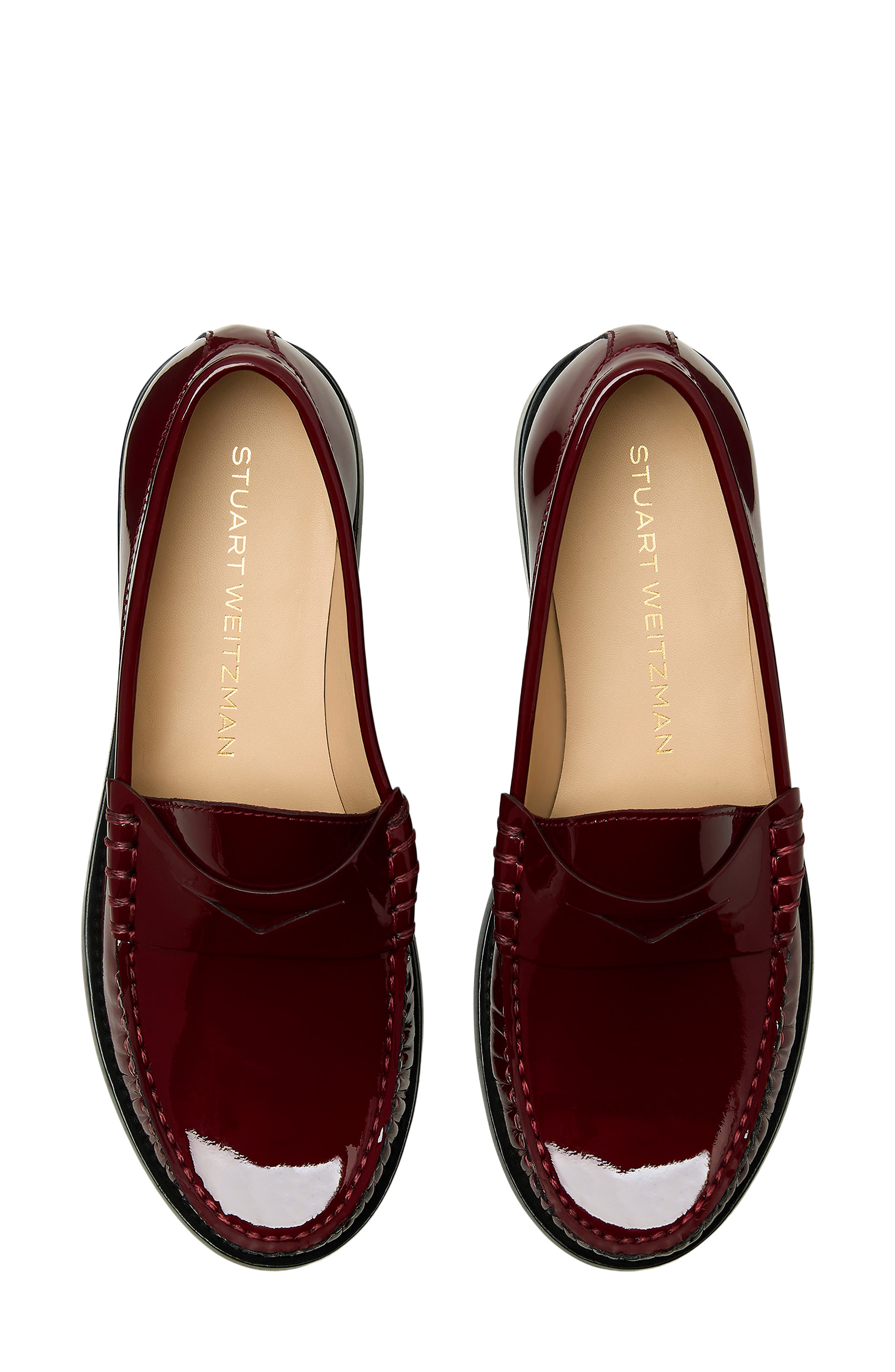 Lottie Penny Loafer, Alternate, color, ROSEWOOD PATENT