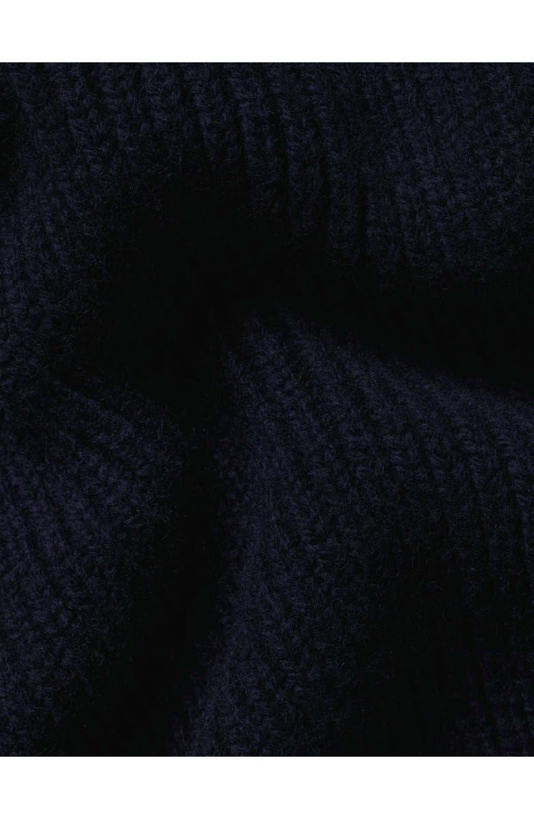 Charles Tyrwhitt Merino Chunky Roll Neck Sweater, Alternate, color, Navy