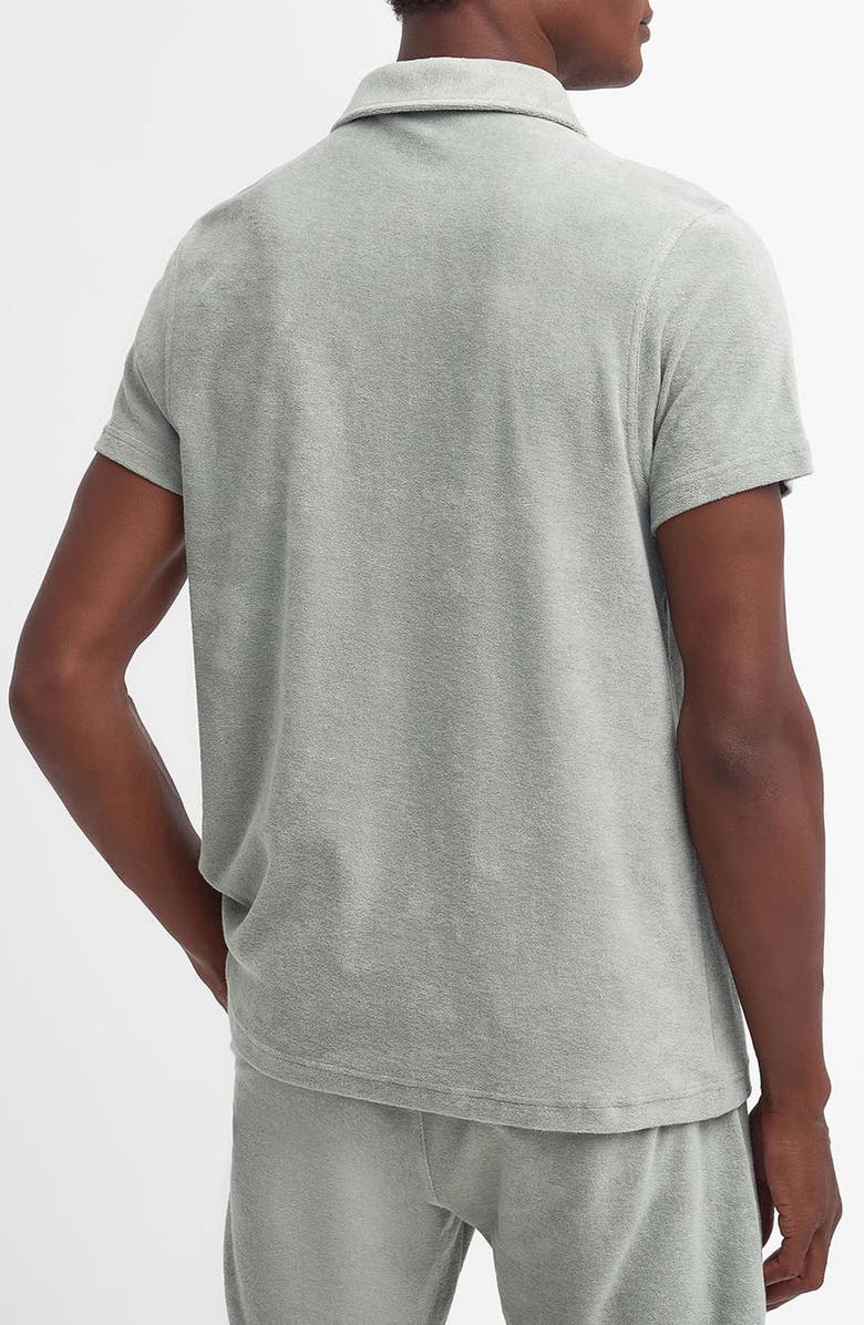 Barbour Cowes Terry Polo, Alternate, color, Forest Fog