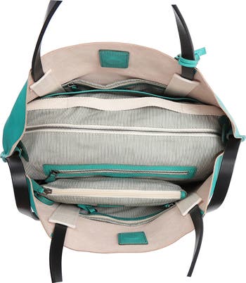 Forest Island Leather Tote Bag
