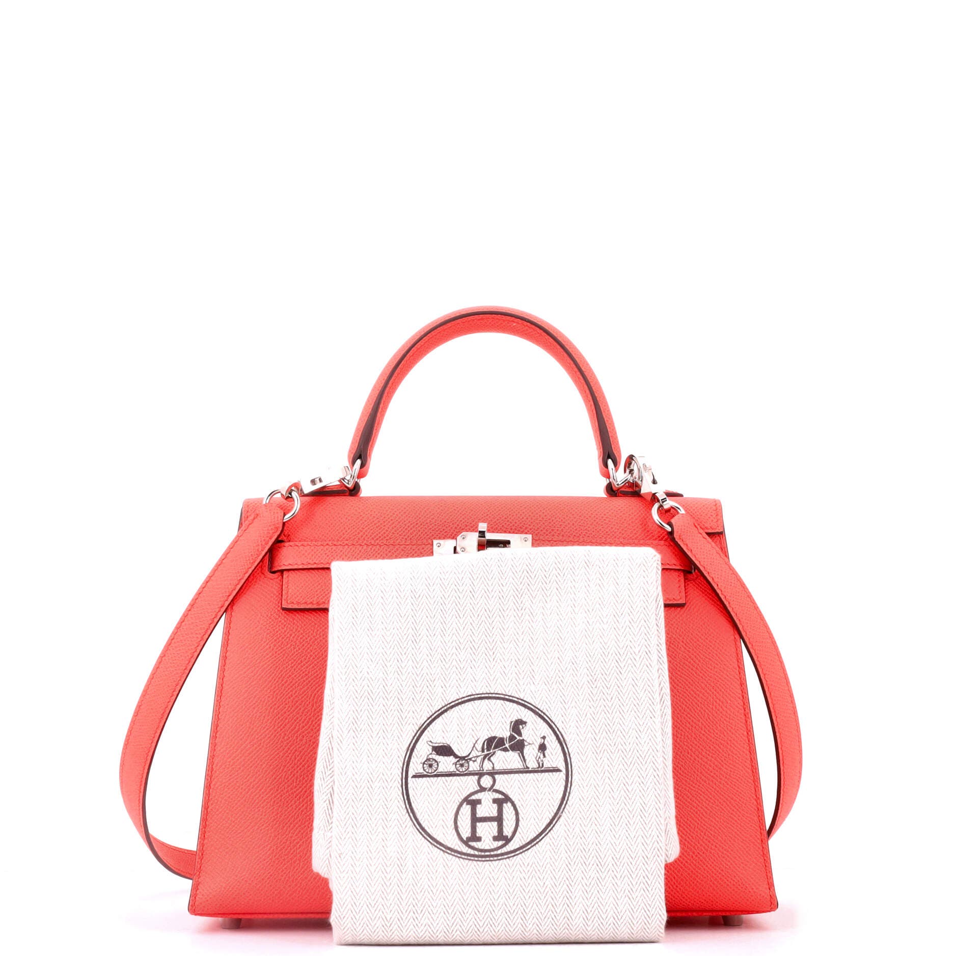 Kelly Handbag Pink Epsom with Palladium Hardware 25, Alternate, color, Pink