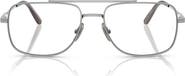 Ray-Ban William Titanium 56mm Square Optical Glasses