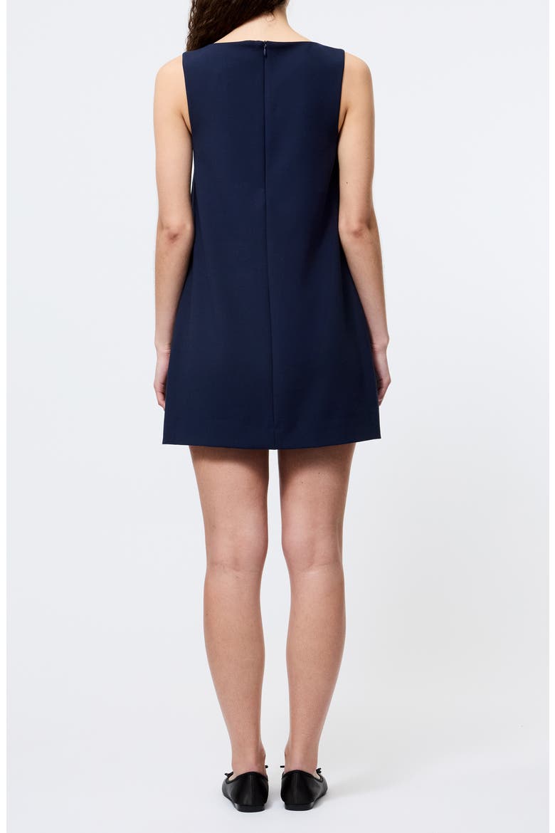 Square Neck Shift Minidress, Alternate, color, 40-MARINE