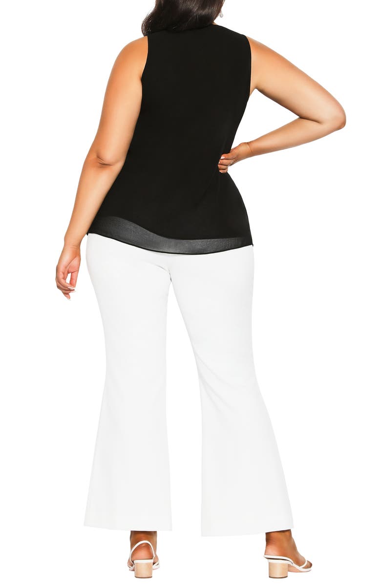 City Chic Mingle Sleeveless Top, Alternate, color, 