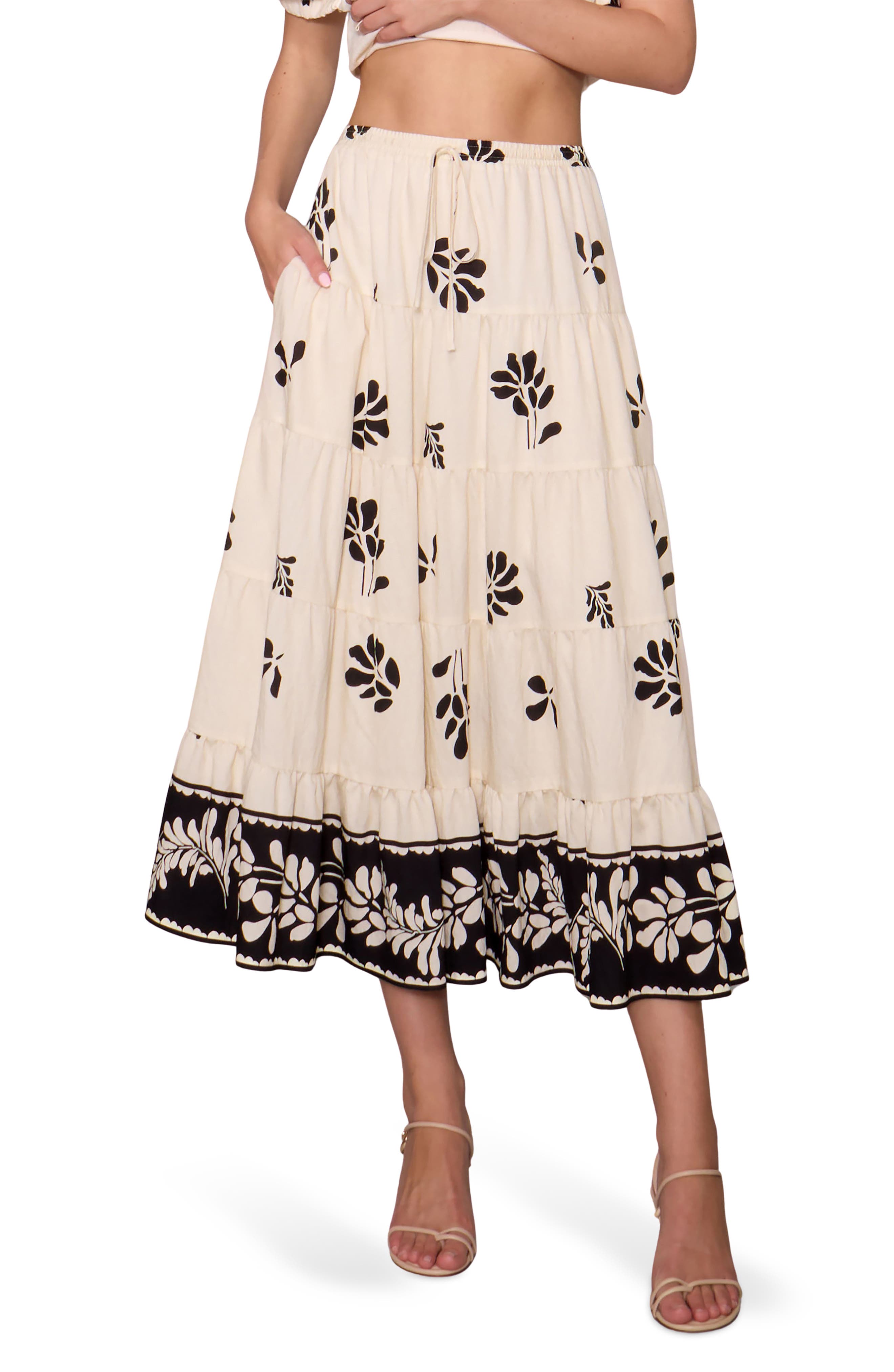 MELLODAY Midi Skirt