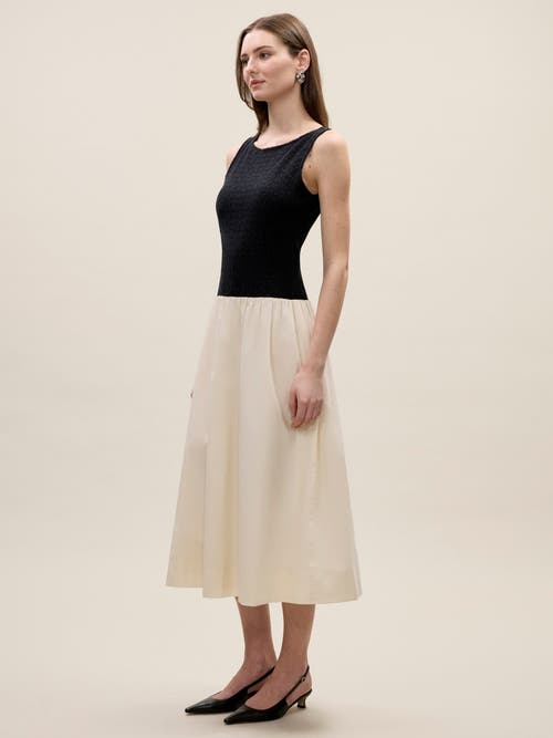 REBECCA TAYLOR REBECCA TAYLOR REESE MIXED MEDIA DRESS