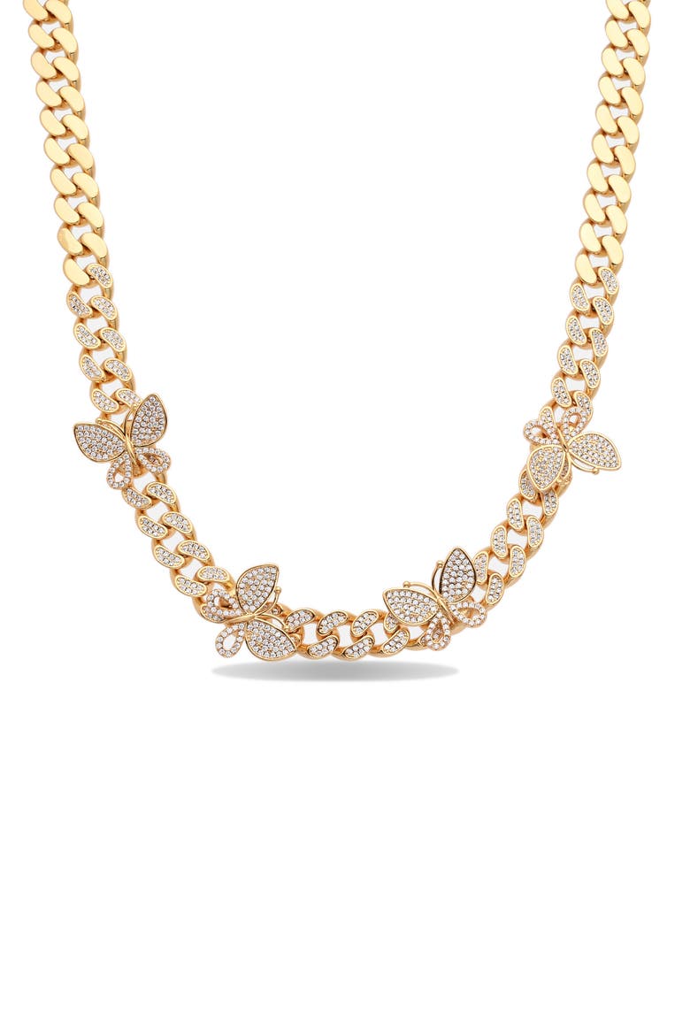 Naomi Butterfly Necklace, Main, color, GOLD