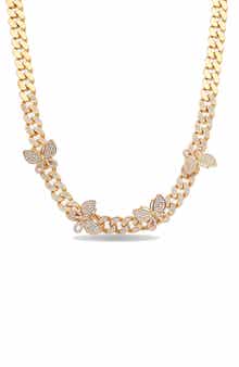 EYE CANDY LOS ANGELES Naomi Butterfly Necklace