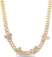 EYE CANDY LOS ANGELES Naomi Butterfly Necklace