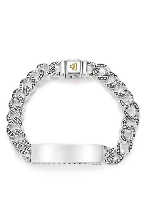 Lagos Anthem Id Curb Chain Bracelet In Metallic