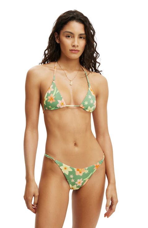 Women's Micro String Triangle Bikini Top
