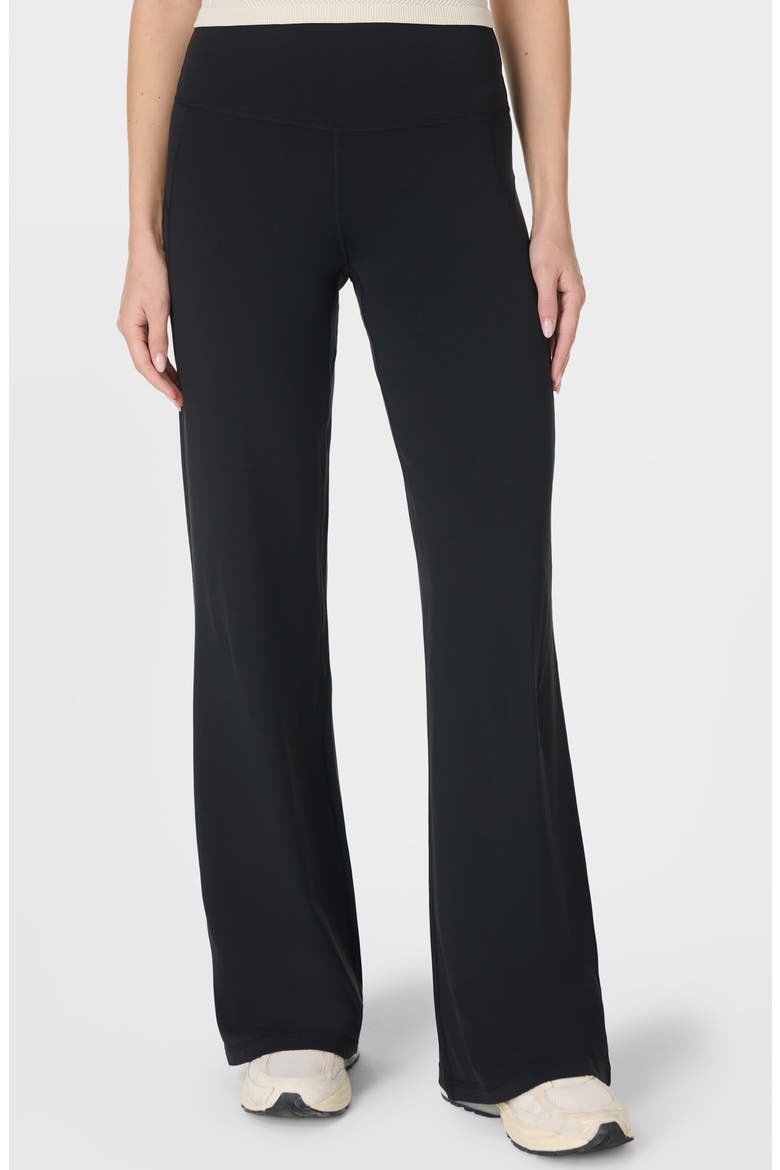 All Day Wide Leg Pants, Main, color, BLACK