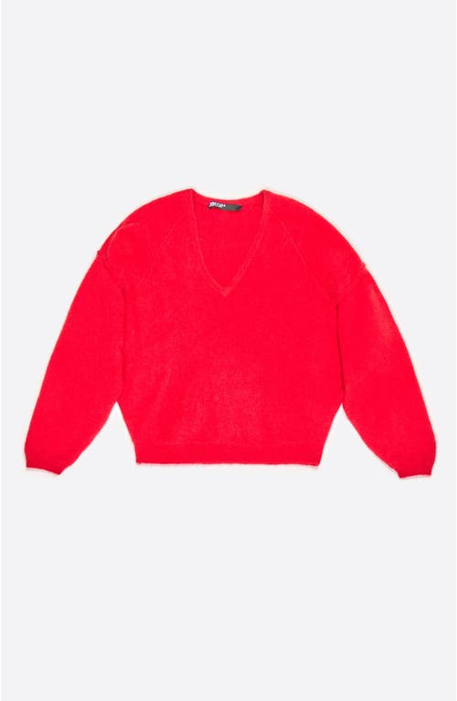 Bimba Y Lola Mohair Maxi Raglan Sweater In Multi