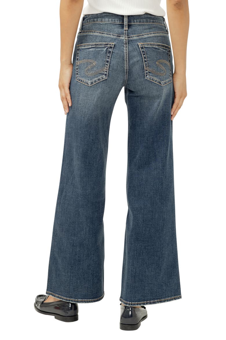 Suki Curvy Mid Rise Wide Leg Jeans, Alternate, color, BILLIE