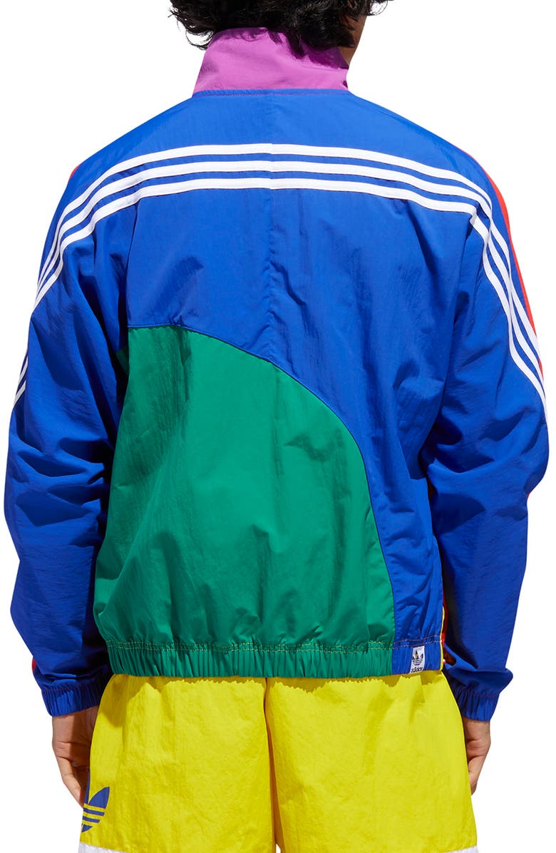 adidas Originals Pride Off-Center Nylon Jacket, Alternate, color,