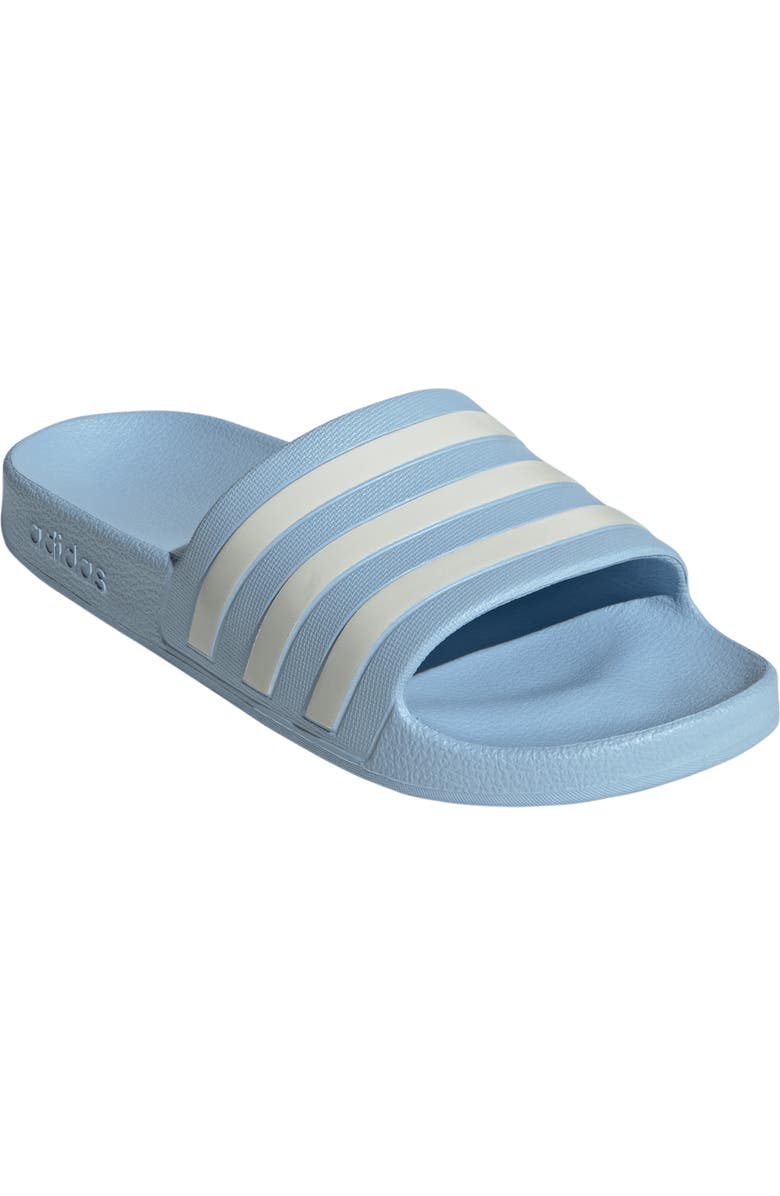 adidas Adilette Aqua Slide Sandal, Main, color, Blue/ Zero Met/ Zero Met