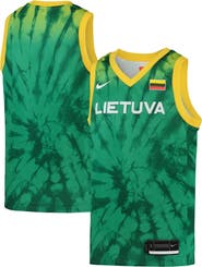 Nike Youth Nike Green Lithuania Basketball 2020 Summer Olympics Replica Team Jersey