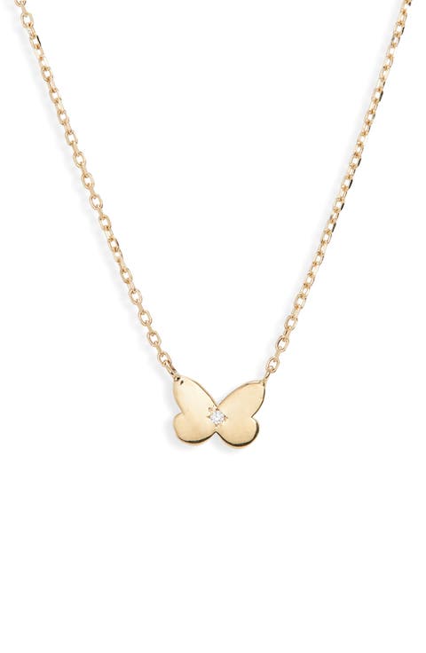 Jac + Jo Icon Butterfly Pendant Necklace