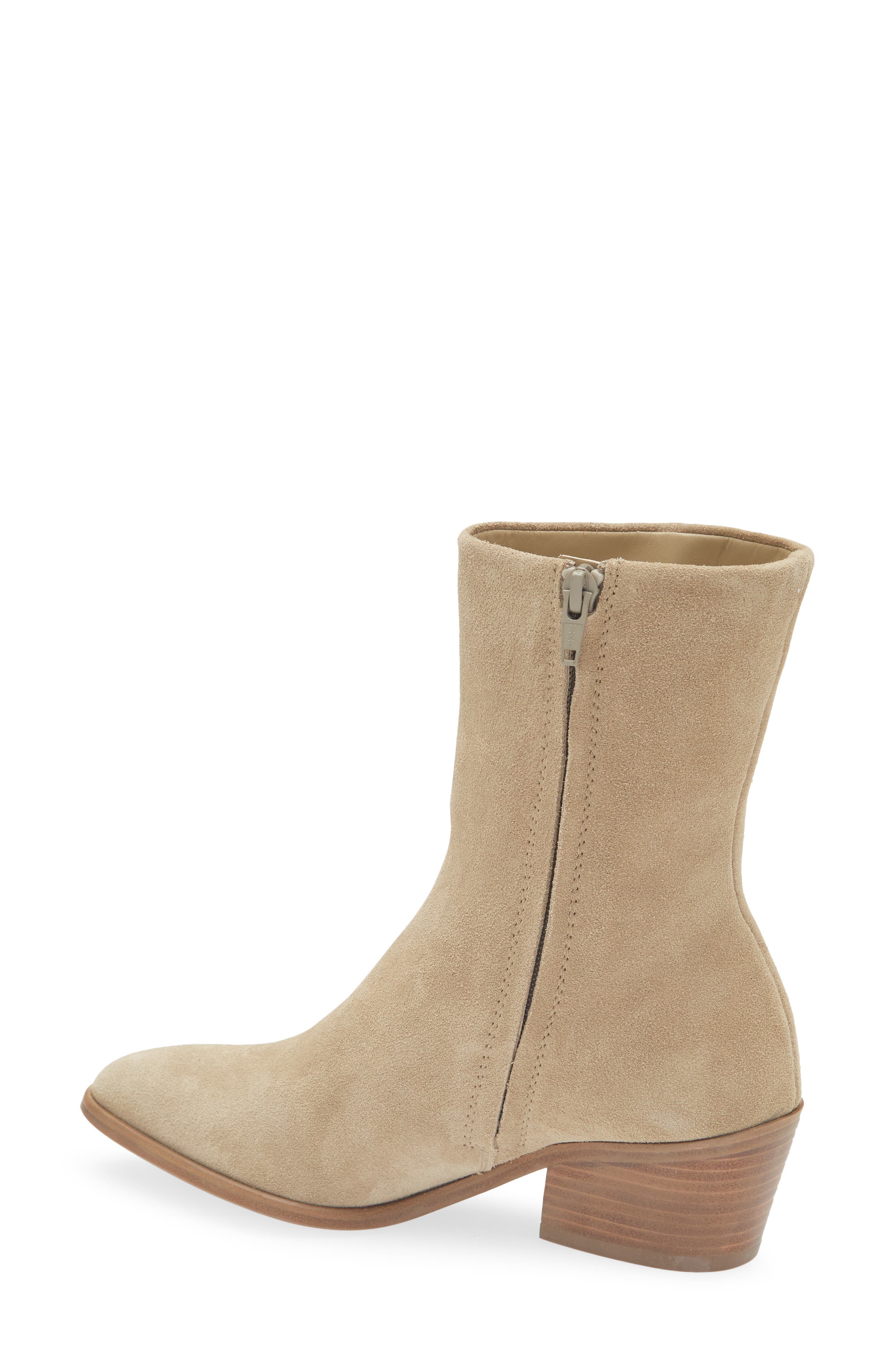 Pedro Garcia Atena Block Heel Boot, Alternate, color, Cork Velour