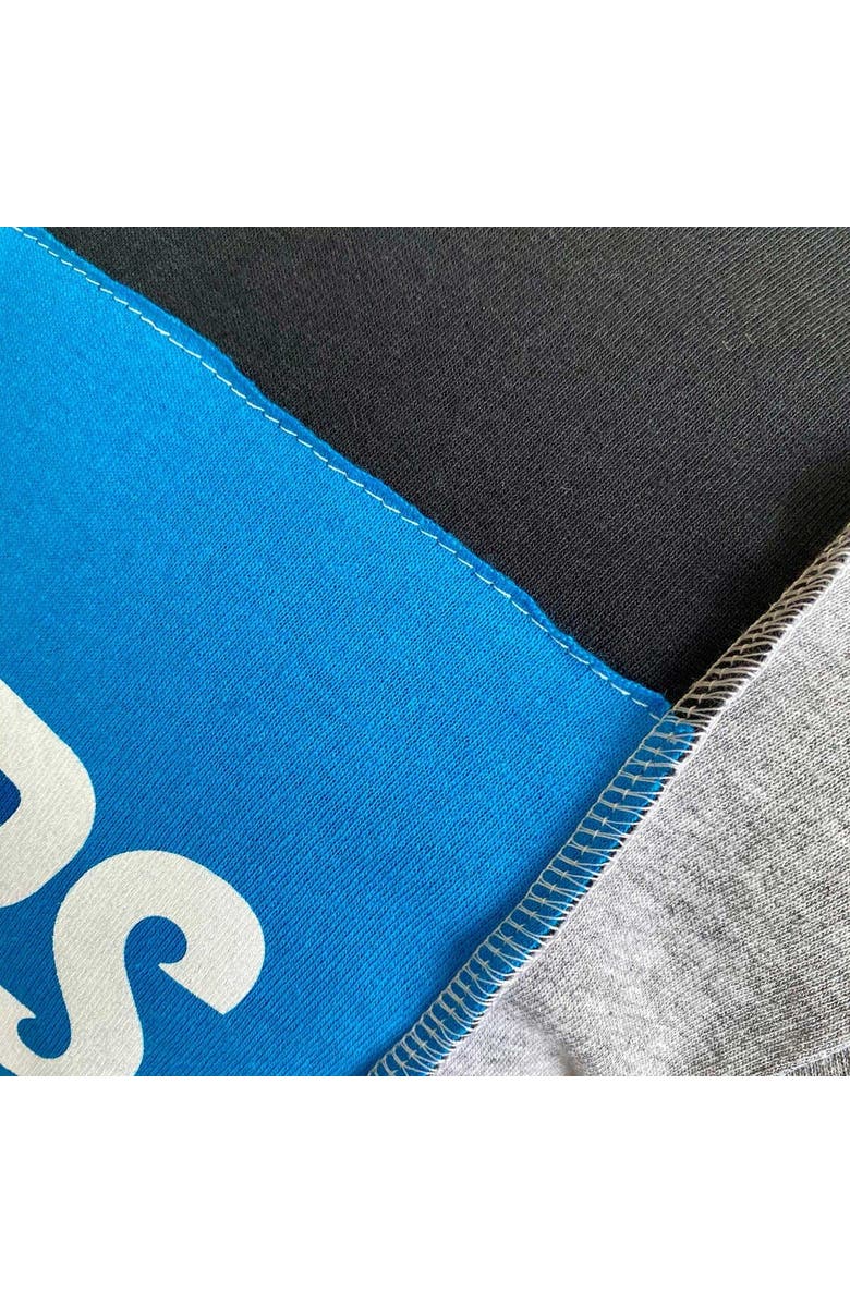 REFRIED APPAREL Men's Refried Apparel Heather Black Carolina Panthers Sustainable Split T-Shirt, Alternate, color,