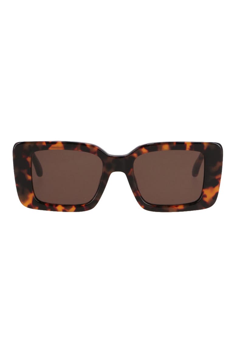 Dorris Square Sunglasses, Main, color, HAVANA BROWN