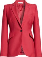 McQueen Single Breasted Wool & Mohair Jacket