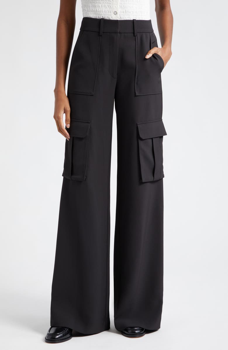 Veronica Beard Saul Cargo Pants, Main, color, Black