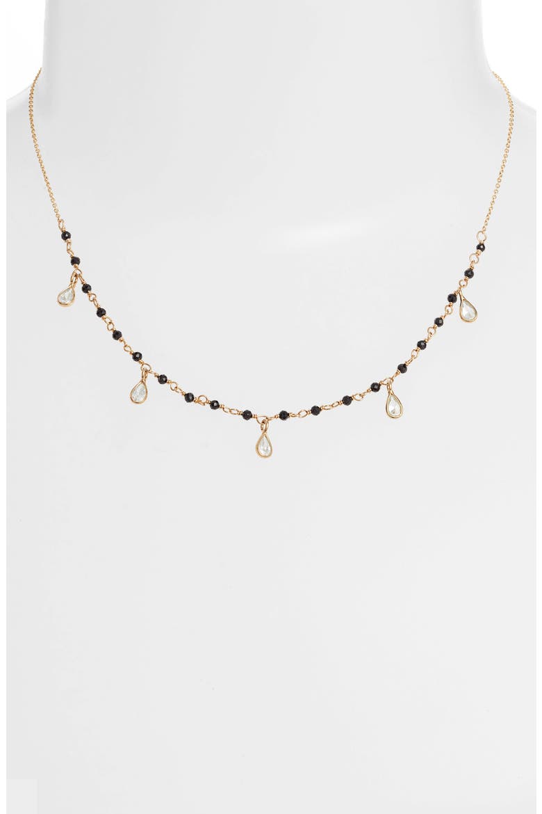 Walker Beaded Necklace, Alternate, color, GOLD