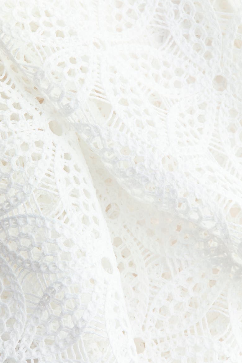 Lace Halterneck Dress, Alternate, color, Ivory