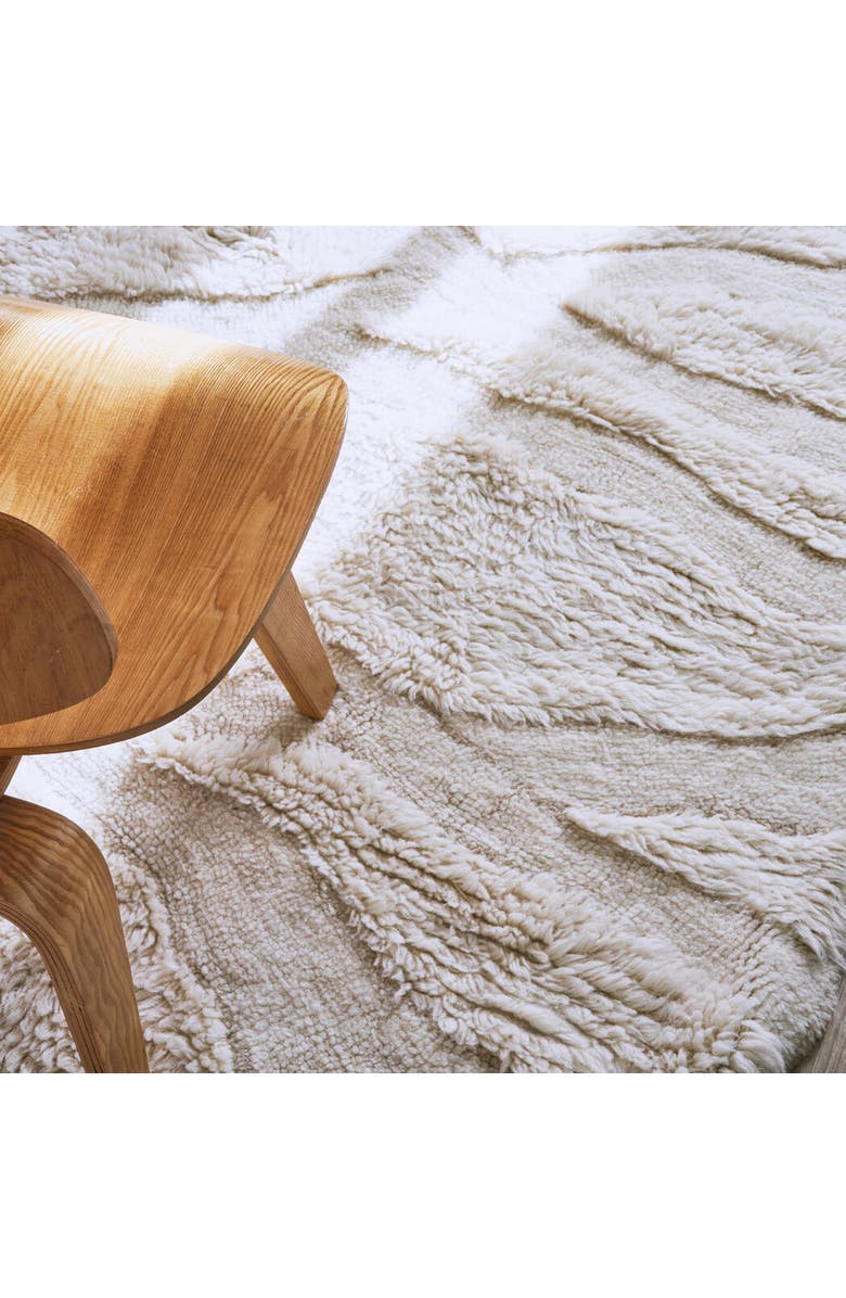 Lorena Canals Woolable Rug Enkang Ivory, Alternate, color, Natural, Champagne Arabesque