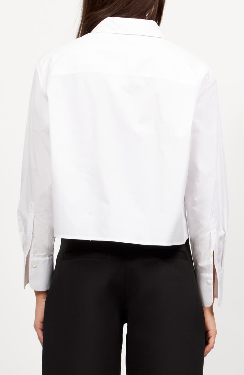 Equipment Rayne Crop Cotton Shirt, Alternate, color, 
