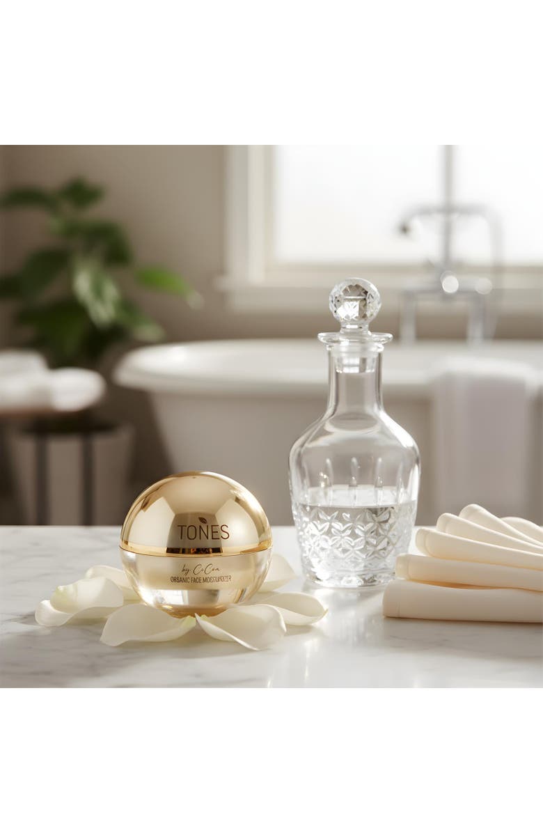 TONES by Cocoa Organic Face Moisturizer - Hydrating & Firming Formula 4oz, Alternate, color, Yellow