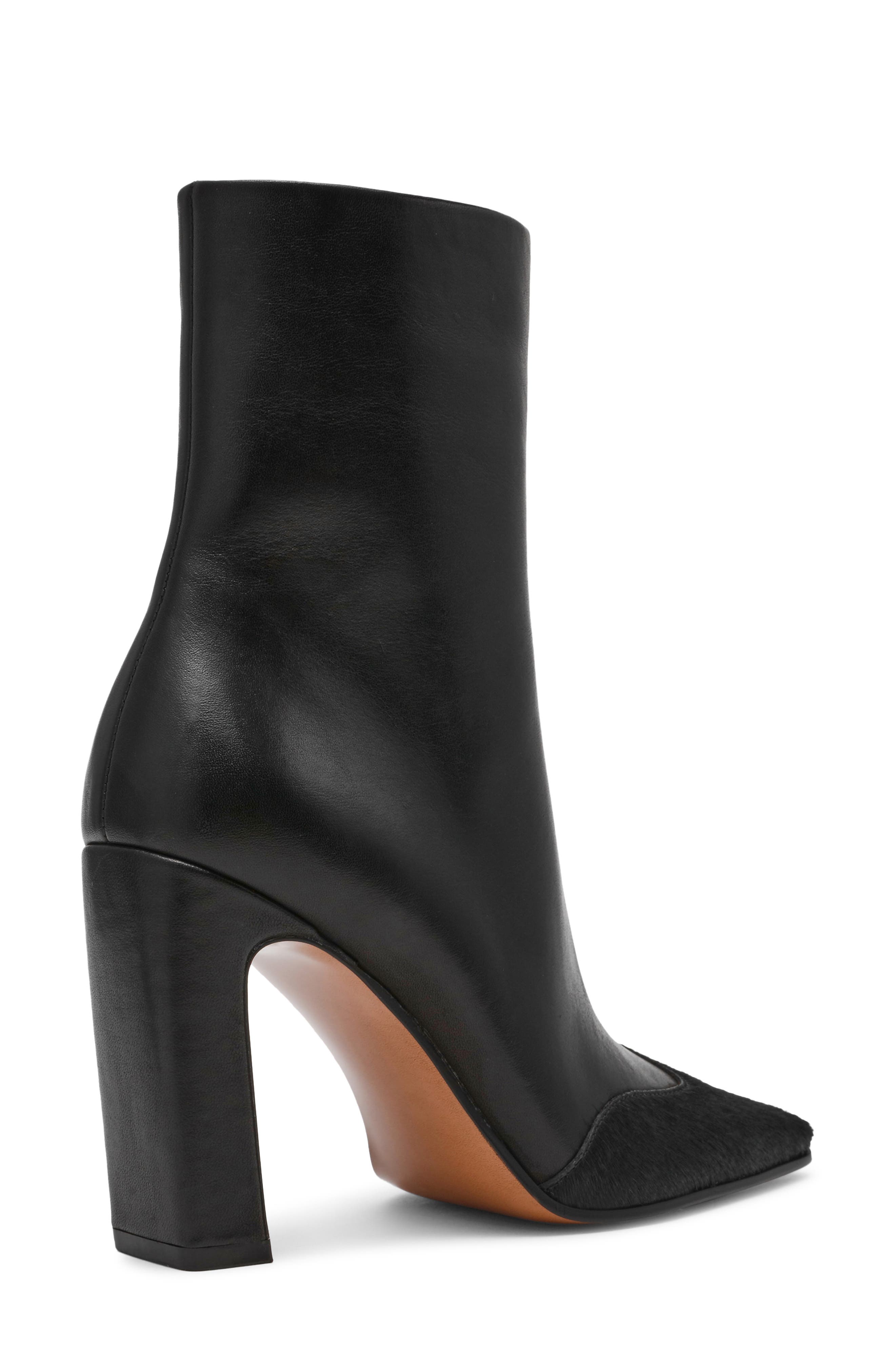 Steve Madden Lyle Cap Toe Bootie, Alternate, color, Black/ Black