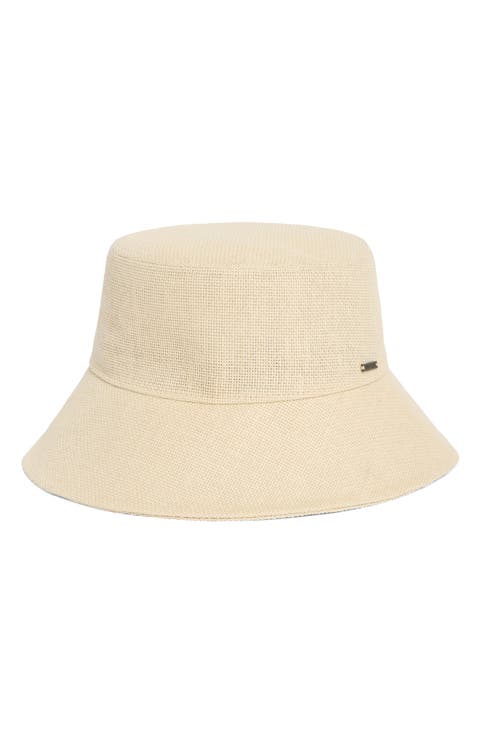 Cooper Straw Packable Bucket Hat