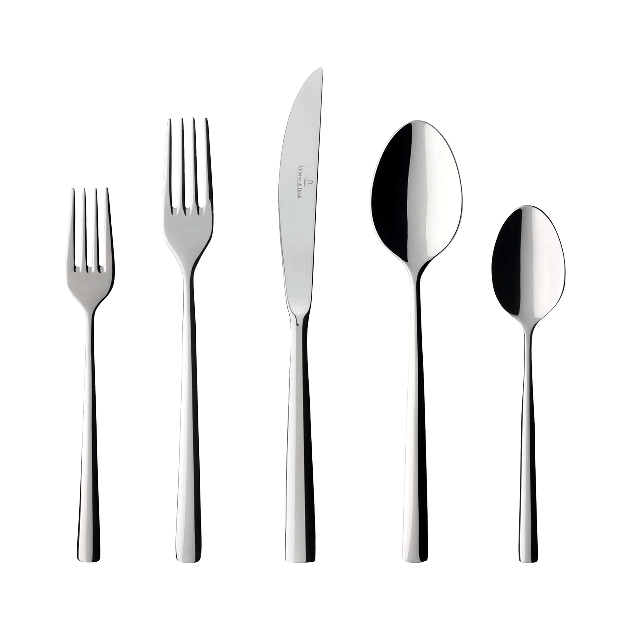 Villeroy & Boch Piemont 40-Piece Flatware Set - Silver/Platinum