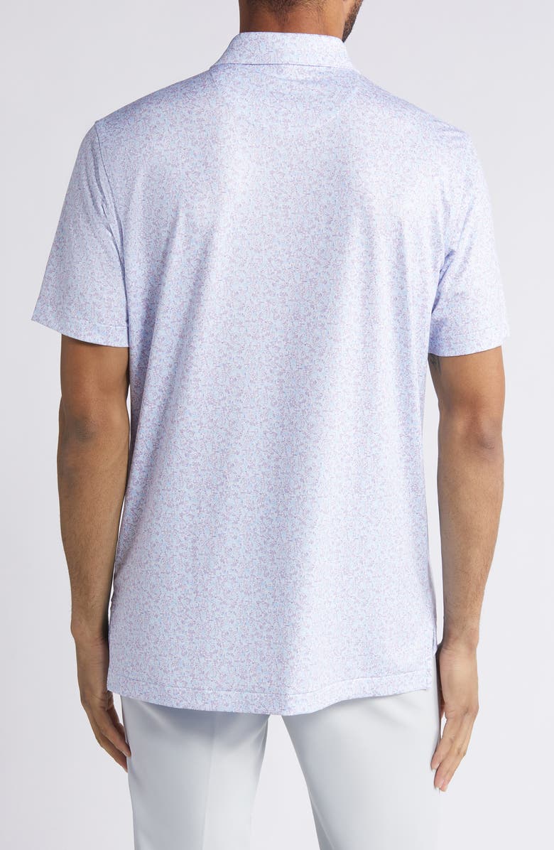 Peter Millar Dazed & Transfused Scatter Print Performance Golf Polo, Alternate, color, 