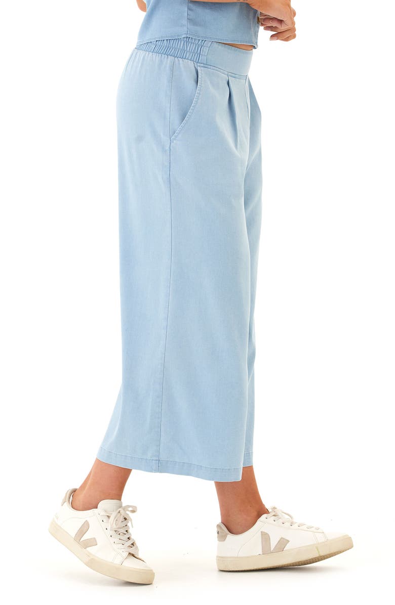 Threads 4 Thought Alora Stretch Chambray Wide Leg Pants, Alternate, color,