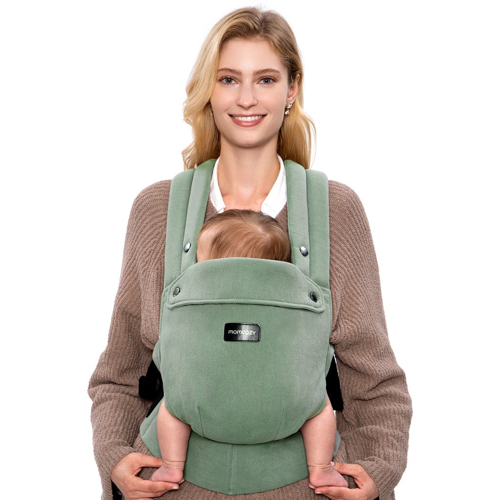 Momcozy Baby Carrier with Natural Cotton Linen in Sage Green  product