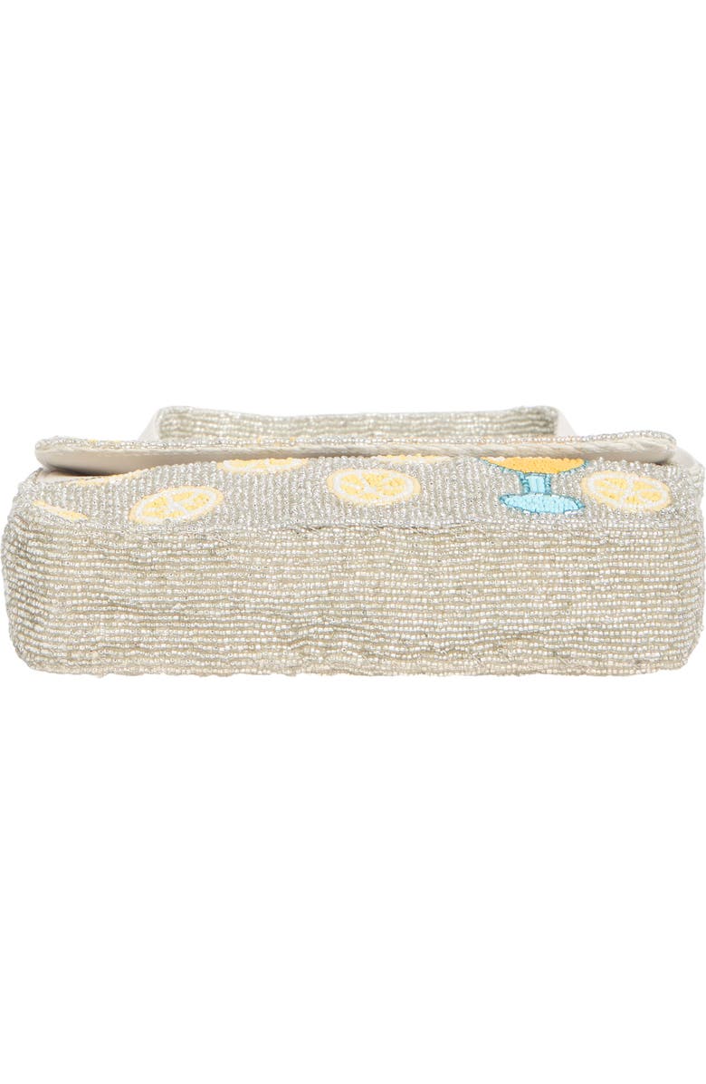 Collection XIIX Lemonade Beaded Baguette Shoulder Bag, Alternate, color, Grey Multi