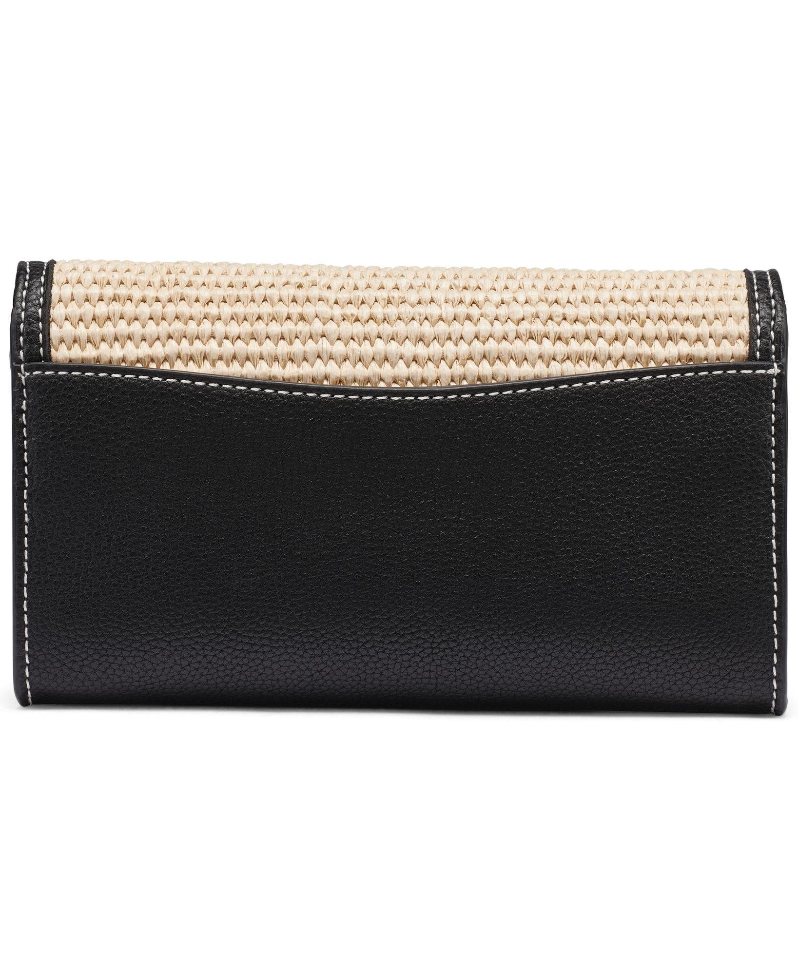 Nicole Wallet On A String, Alternate, color, Natural/Black